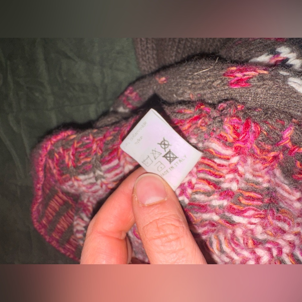 Twin set wool Brown Floral Sweater - Picture 8 of 8